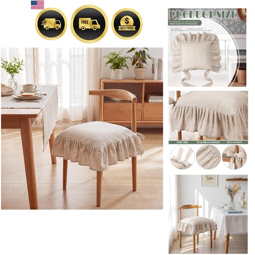 Chair cushion cover beige - chair,