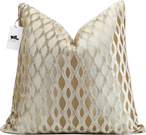 Beige and gold - and, pillow