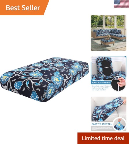 Medium floral stretch sofa - floral,