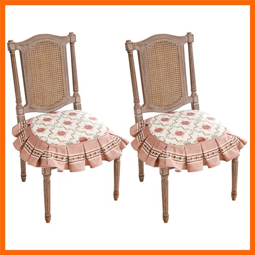 Vintage linen chair cushions - vintage,