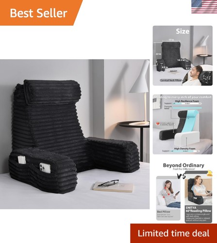 Ergonomic bed pillow - 22",