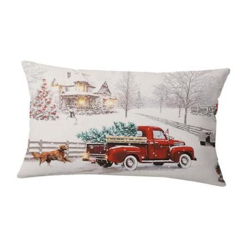 Christmas pillow cover - pillow, 12x20